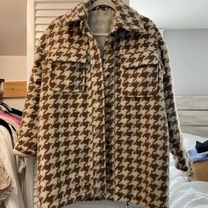 Brown Shacket